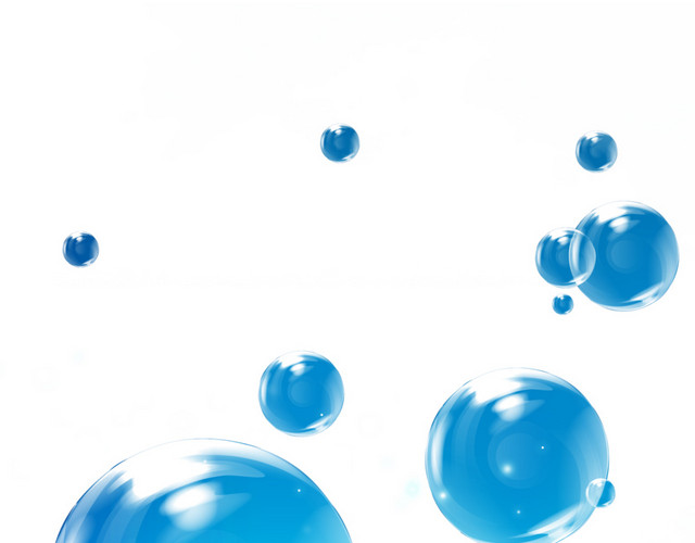 蓝色气泡星空星体矢量元素