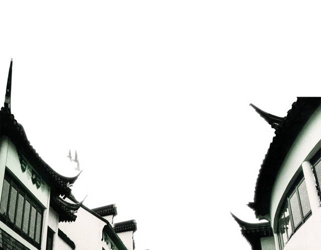 水墨江南水乡古建筑