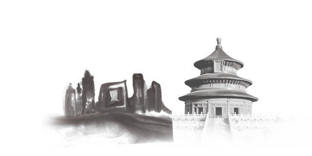 水墨江南水乡