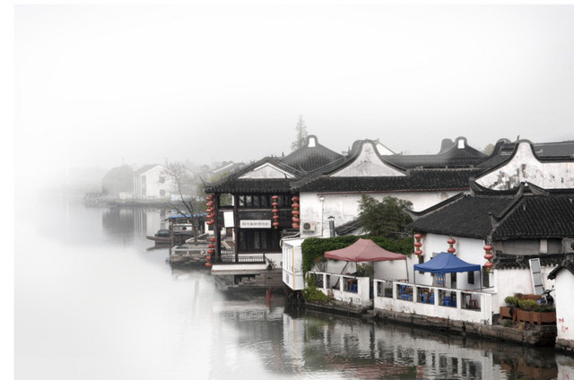 水墨江南水乡