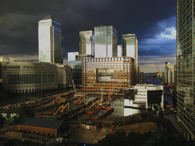 高层建筑城市设计建筑施工背景图片