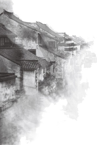 水墨江南水乡
