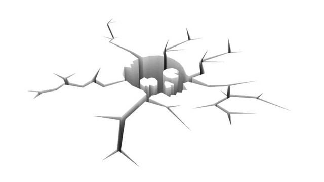 裂痕矢量素材