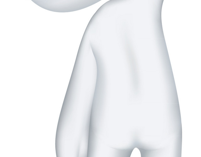 简约风格3D小人素材