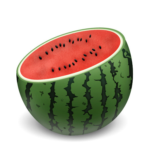 西瓜插画海报素材
