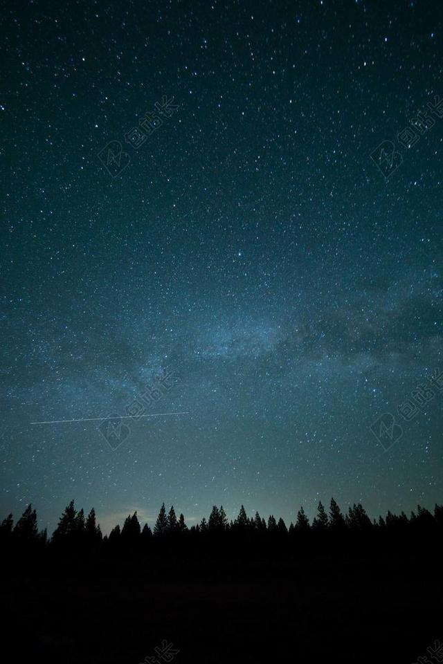 夜晚自然景观星海星空天文气象背景图片