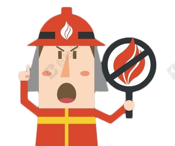 灭火的消防员免抠素材