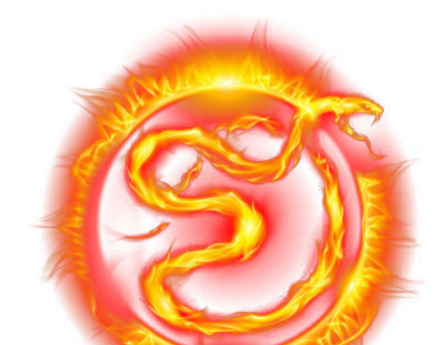 火焰蛇素材