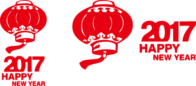 红色手绘灯笼素材