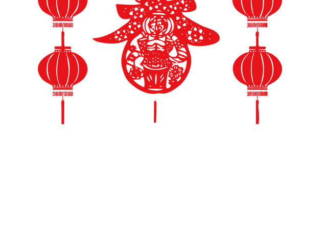 红色喜庆灯笼素材