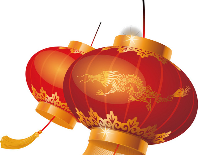 大红色灯笼