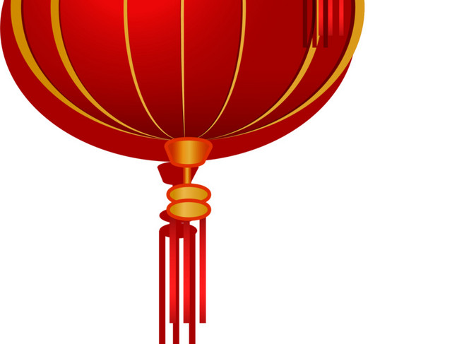 红色春节灯笼喜庆素材