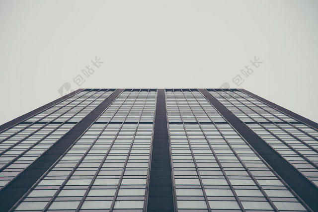 淡褐色建筑简约高楼大厦建筑设计背景图片