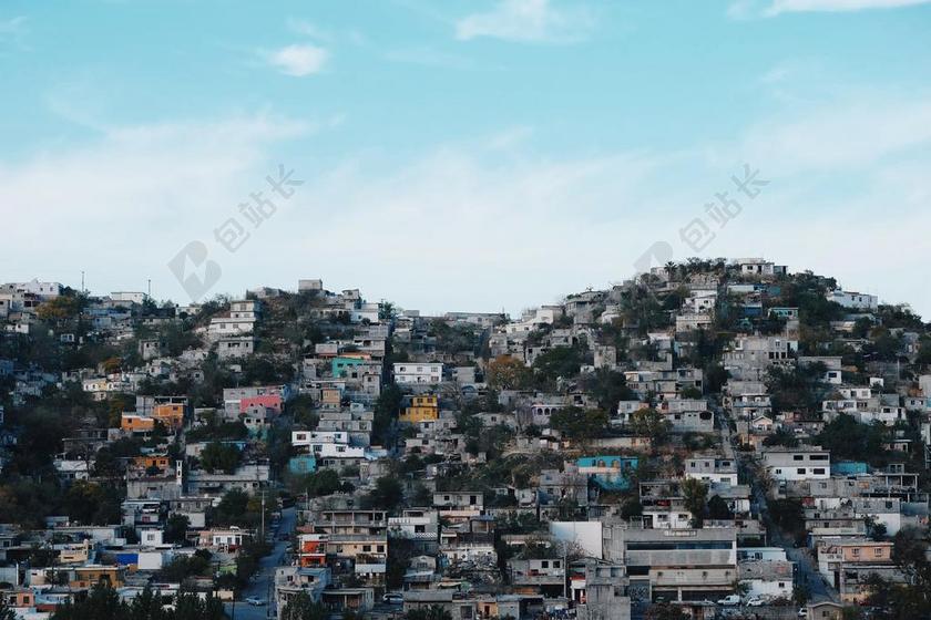 居民楼现代城市建筑居民楼背景图片