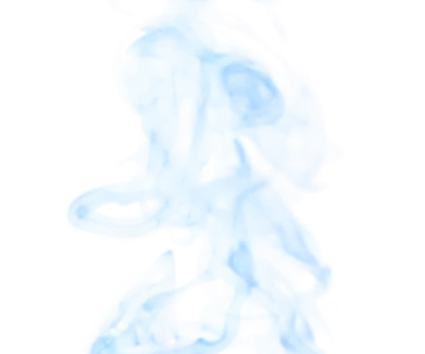 蓝色梦幻烟雾矢量素材