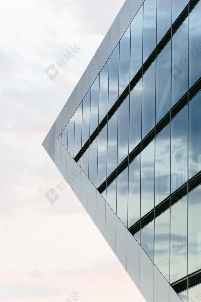 建筑简约高楼建筑背景图片