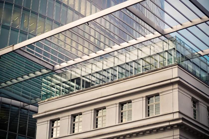 建筑商业艺术设计办公大楼外墙背景图片