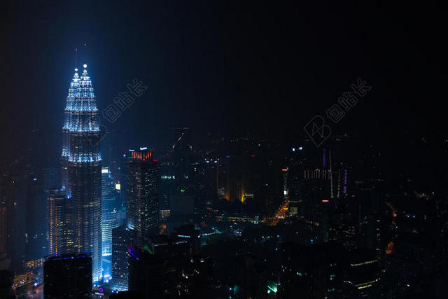 旅游唯美城市夜景城市背景图片