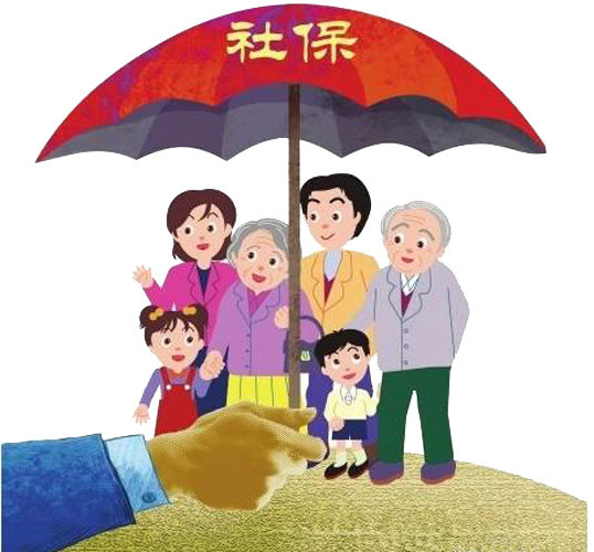 手绘卡通一家人素材
