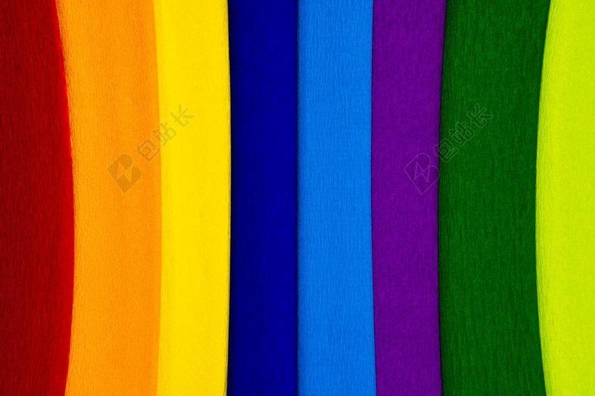 营销销售彩虹色彩的布料背景图片