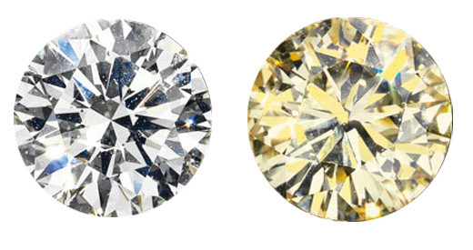 圆形白色黄色钻石组合设计素材