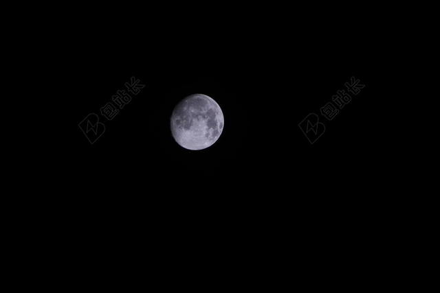 黑色天文黑暗月亮背景图片