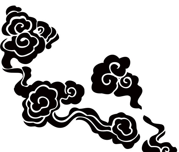 水墨云