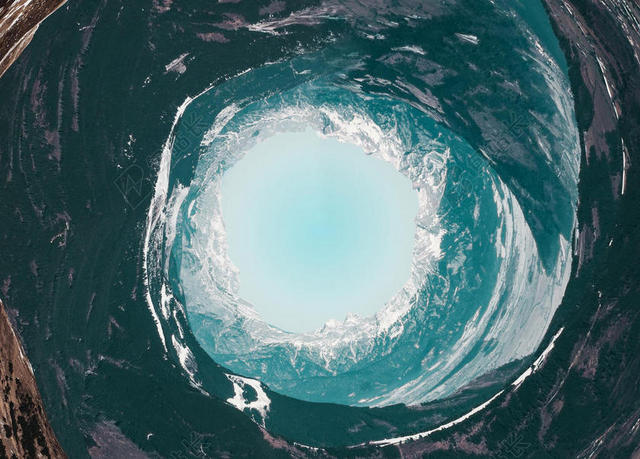 广告艺术海洋旋转背景图片
