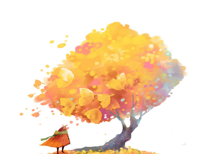 风景画插画素材