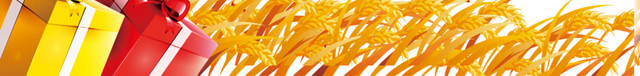 秋日风景稻草人海报矢量图