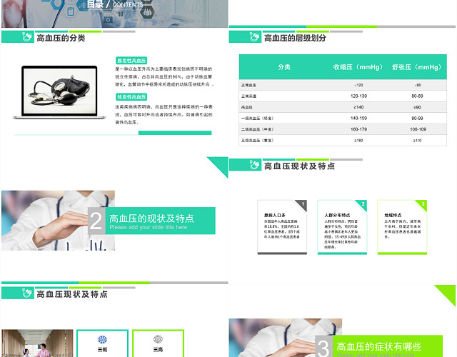 高血压知识教育讲座健康宣教PPT模板