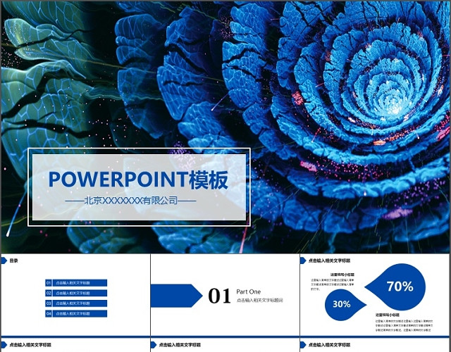 大气总结汇报商务创意PPT模板