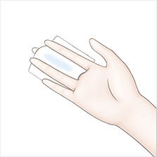 化妆棉卡通插画