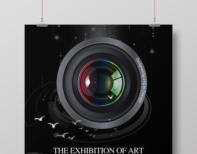 展览摄影展宣传海报摄影艺术展行走的镜头光影微观世界