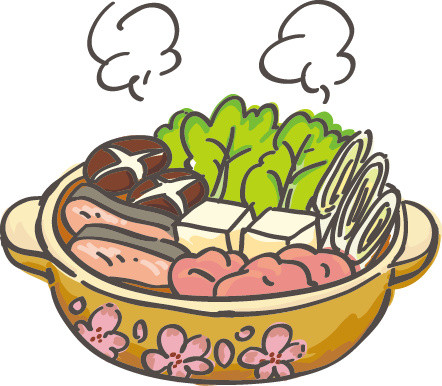卡通美食火锅素材