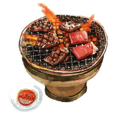 烤肉美食素材
