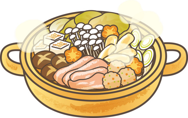 卡通美食火锅素材