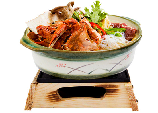 卡通美食海鲜火锅素材