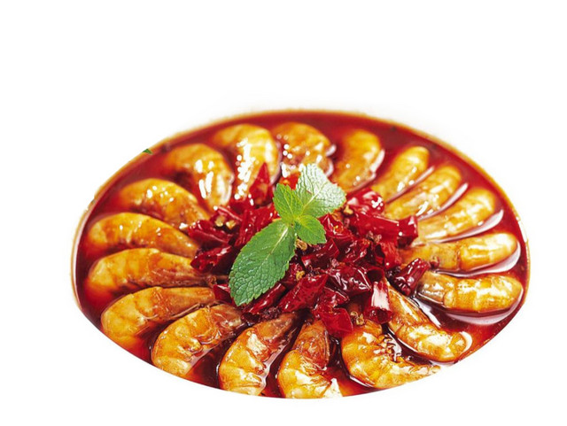美味鲜虾素材美食素材