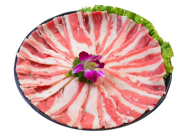 火锅肉片食材
