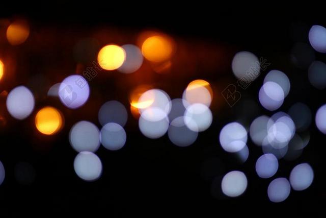 背景 - 模糊 - 散景 - 明亮的 - 闪闪发光 - 夜晚 - 光