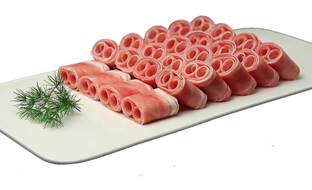 火锅配菜肉片素材