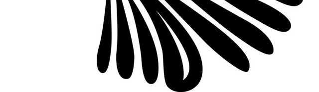黑色凤凰LOGO设计素材