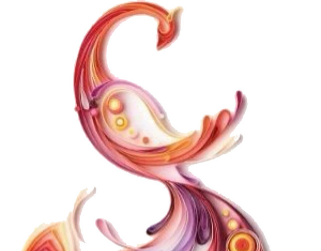 梦幻凤凰插画素材