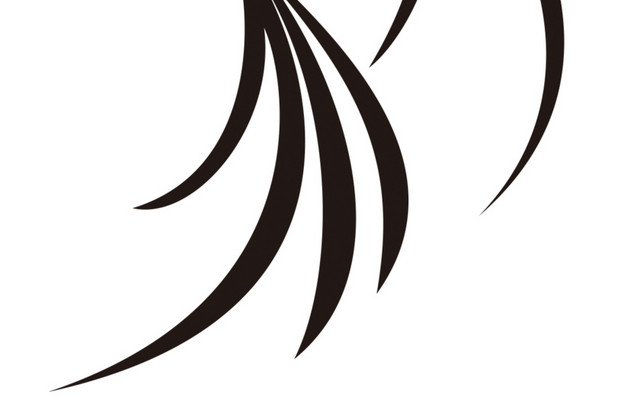 黑色优雅凤凰LOGO设计素材