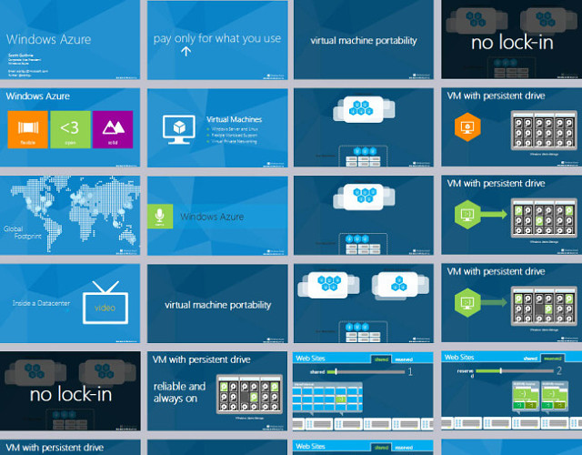 微软WINDOWS8风格动画PPT