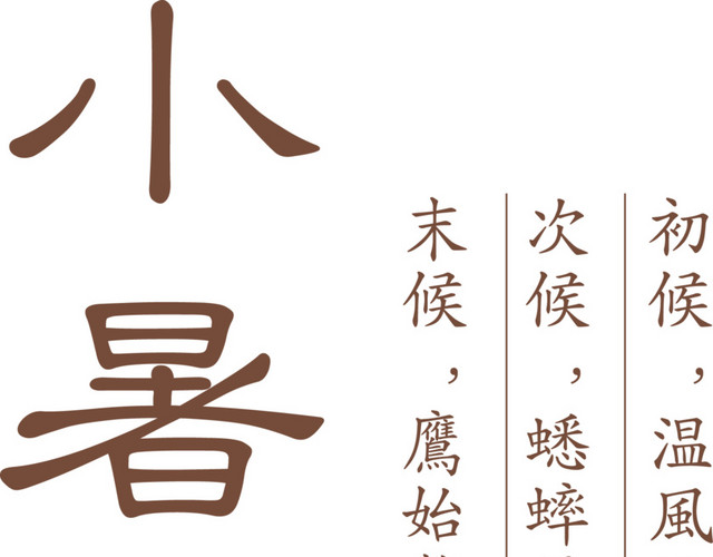 二十四节气小暑文字素材