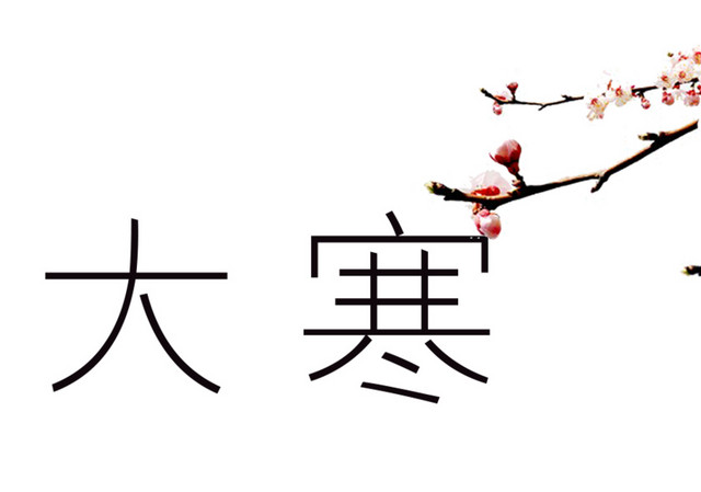 二十四节气大寒主题素材
