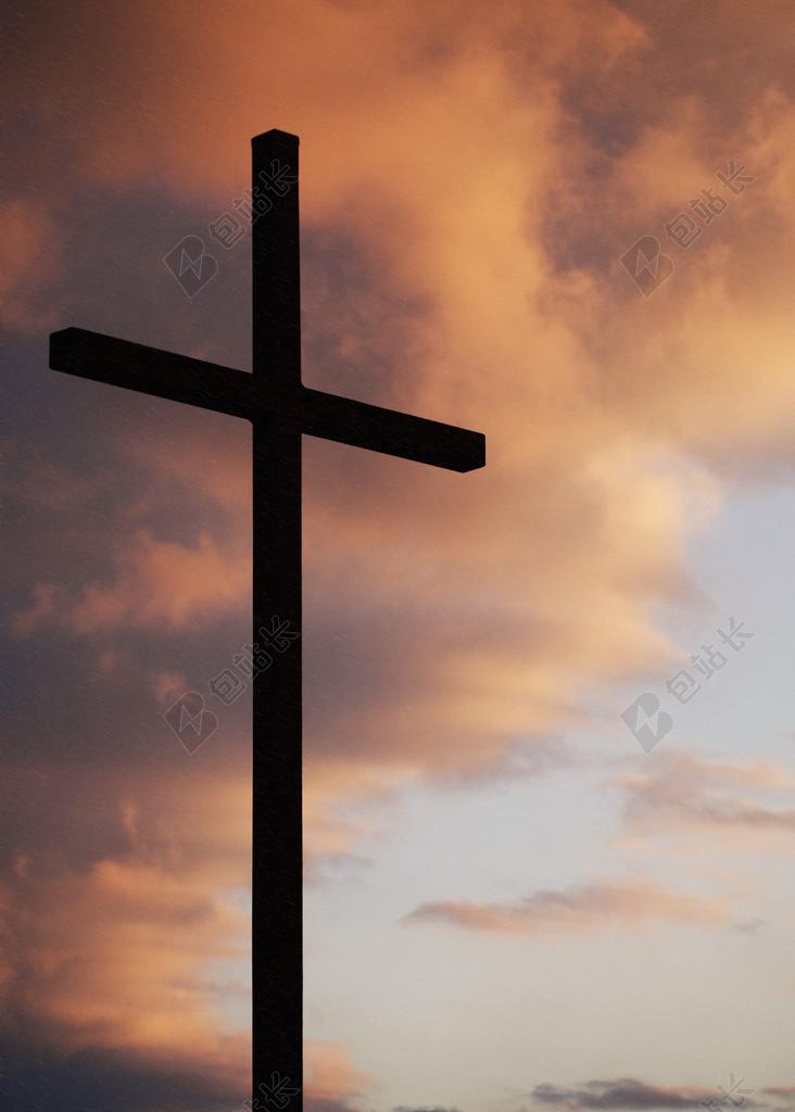 广告清新户外宗教十字架背景图片