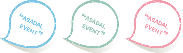 卡通 卡通 卡通气泡 蓝绿红 ASADAL WVENT